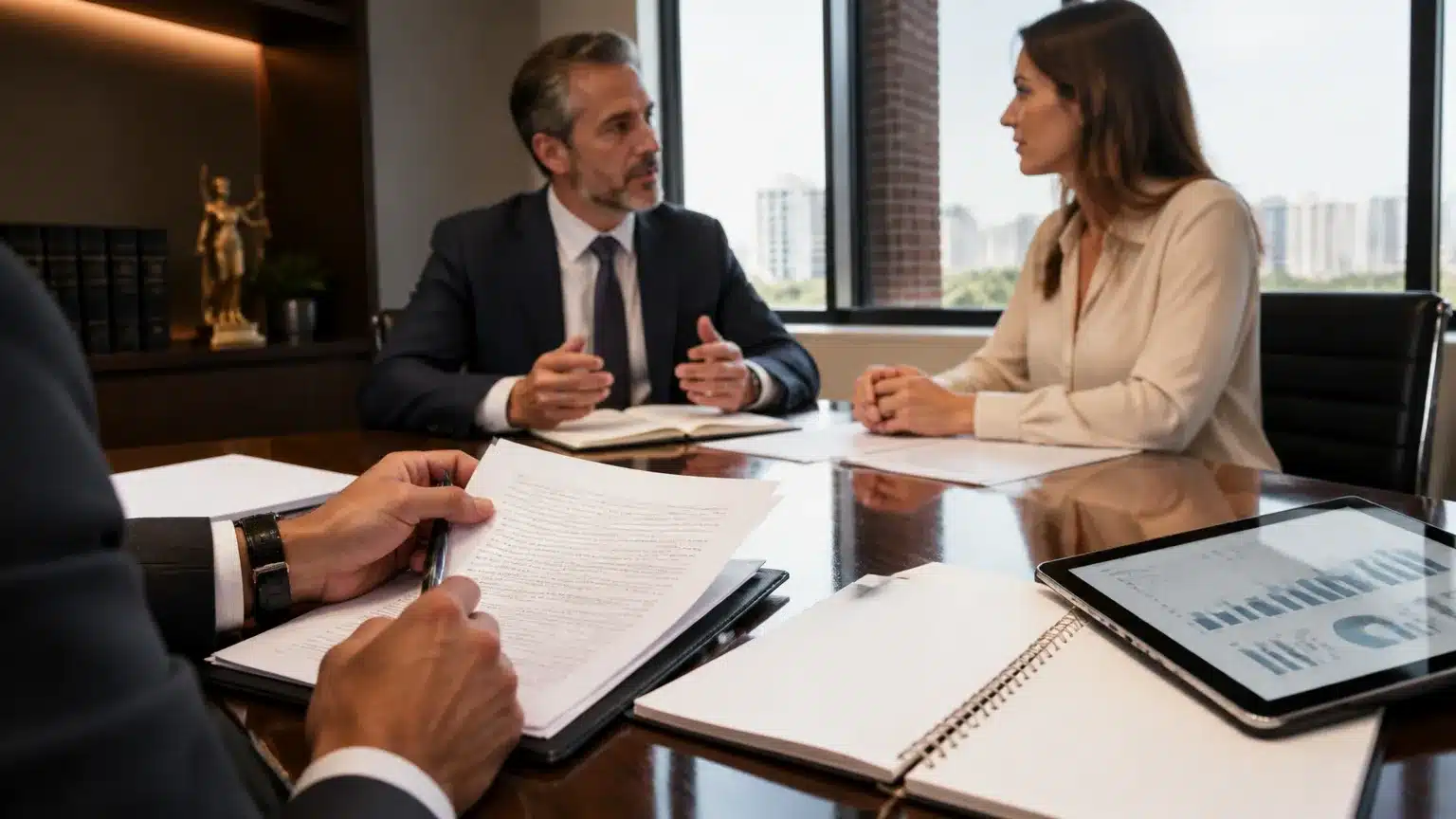 Consulta com advogado trabalhista campinas para análise minuciosa de contrato e direitos de trabalho.